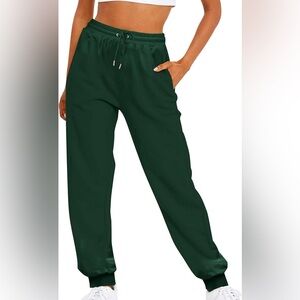 Hunter Green Primark Fleece Lined Joggers